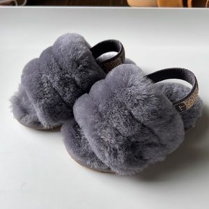 Uggs Fluff Yeah Slides Glitter